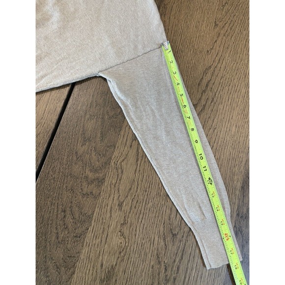 Madewell Brookhaven Wool Blend Turtleneck Sweater Women’s S Beige Dolman Sleeve - Picture 10 of 13